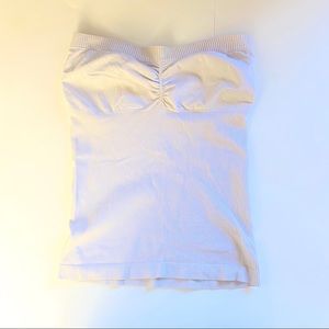 Body Central White Cinched Tube Top